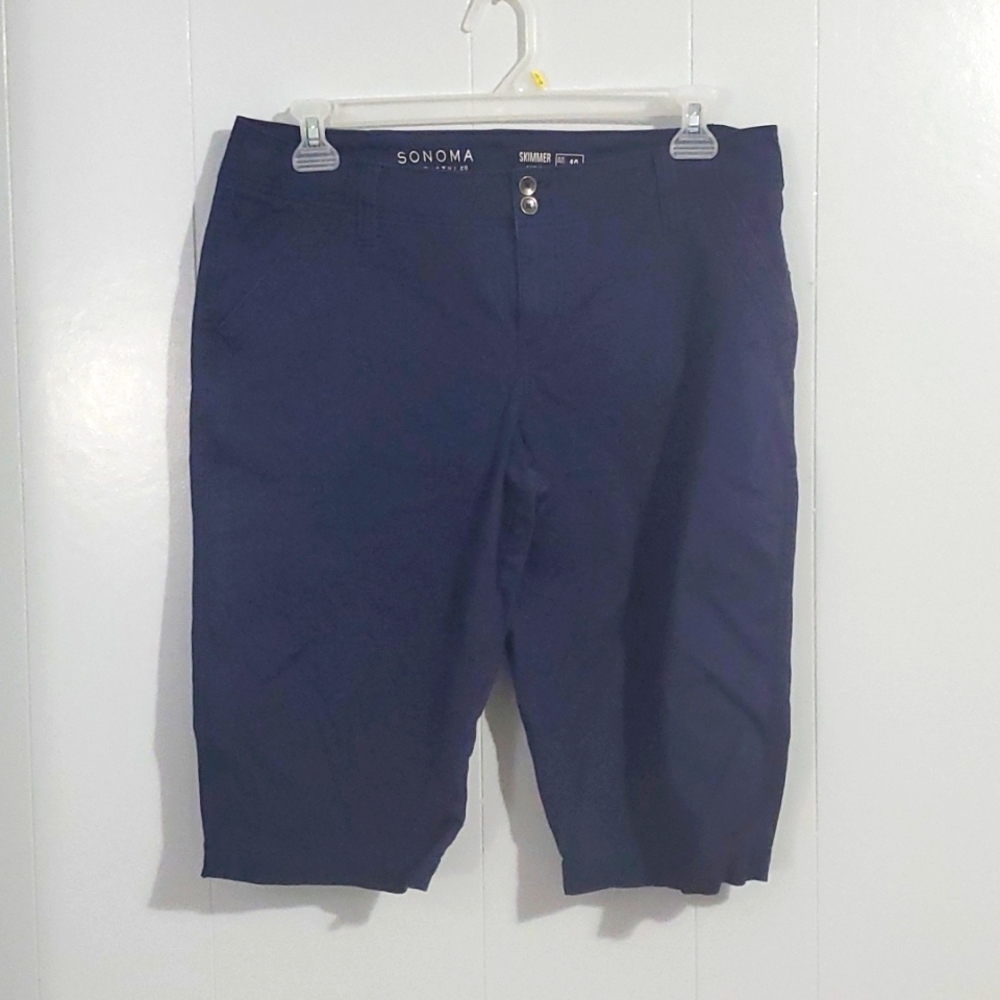 Brand w/o tags Sonoma Skimmer Shorts - Navy - 1 pair Size 10